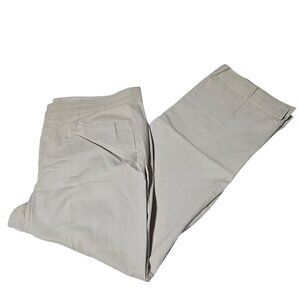 Style & Co Capri Pants Womens Size 12 Slacks Mid Rise Crean White Casual Work